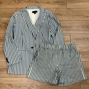 J. Crew | Willa Blazer & Patch-Pocket Shorts | Matching Set